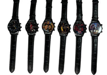 Load image into Gallery viewer, NBA Player Leather Strap Watch Variety Featuring Jordan, James, Wade & Bryant