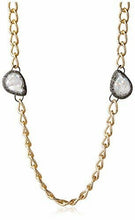 Load image into Gallery viewer, Grand Bazaar Double-Station Necklace, Swarovski Elements, 22k Gold-Plated Brass