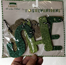 Load image into Gallery viewer, 7pc - SAINT PATRICKS's BANNERS - 60" Assorted Decorations St. Paddy Green Party