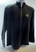 Load image into Gallery viewer, Champion Men's Colorado Buffaloes Athletic Quarter-Zip Raglan Jacket Black New