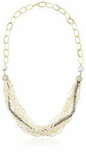 Load image into Gallery viewer, Grand Bazaar Multi-Strand Necklace, Swarovski Elements, 22k Gold-Plated Silver