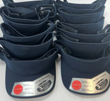 Load image into Gallery viewer, Lot of 50 Lids Visors - Adjustable Sun Visor Caps Hats for Resale/Branding Unisex - Navy