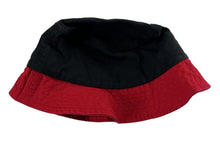 Load image into Gallery viewer, Lot of 50 Lids Bucket Hats - Two Tone Catcher's Bucket Hats Unisex Adult Red/Black One Size
