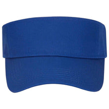 Load image into Gallery viewer, Lot of 50 Lids Visors - Adjustable Sun Visor Caps Hats for Resale/Branding Unisex - Royal Blue