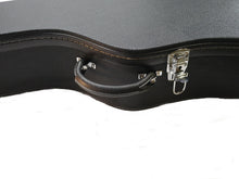 Load image into Gallery viewer, Hardshell Guitar Case for 6 or 12 Strings Acoustic Classical Dreadnought Black Heavy Duty Plush Lining