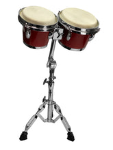 Load image into Gallery viewer, Zenison Double Braced Bongo Stand Gig Bag Height Adjustable Pivoting Heavy Duty