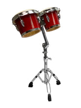 Load image into Gallery viewer, Zenison Double Braced Bongo Stand Gig Bag Height Adjustable Pivoting Heavy Duty