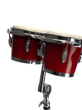 Load image into Gallery viewer, Zenison Double Braced Bongo Stand Gig Bag Height Adjustable Pivoting Heavy Duty