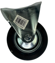 Load image into Gallery viewer, Rubber Caster Wheels - Durable and Versatile 4" x 1" Stationary