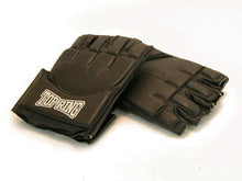 Load image into Gallery viewer, OPEN BOX Top Ring Leather Heavy Bag Training Fingerless Sparing MMA Gloves XL