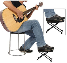 Load image into Gallery viewer, Zenison Guitar Foot Rest Stool Folding Adjustable Height Non-Slip Rubber Pad