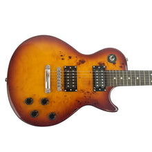 Load image into Gallery viewer, Classic Electric Guitar Exotic Burled Maple with Smooth Finish Sunburst Tobacco