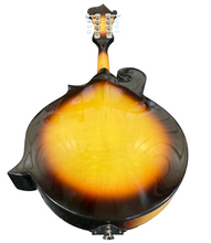 Load image into Gallery viewer, Zenison Sunburst Manodlin 8 String Acoustic F-Style Mandolin Silver Hardware