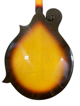 Load image into Gallery viewer, Zenison Sunburst Manodlin 8 String Acoustic F-Style Mandolin Silver Hardware