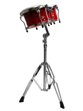 Load image into Gallery viewer, <p>Zenison Heavy Suty Bongo Stand Double Braced Adjustable 4' Bongo Stand Chrome</p>