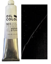 Load image into Gallery viewer, Artist Quality Oil Paint Color 901 Lamp Black 200 ml Tube ASTM D4236