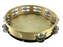 Load image into Gallery viewer, Zenison 10" Single Row Tambourine 18 Jingle Tambourine for Adults Kids Percussion Music