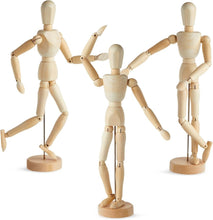 Load image into Gallery viewer, 12" Artists Wooden Jointed Mannequin for Drawing The Human Figure or Home Decoration