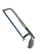 Load image into Gallery viewer, Steel Hacksaw Adjustable Frame with Blade Hand Saw Cutting Wood Plastic Tool