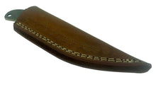 Load image into Gallery viewer, Damascus Steel Kiridashi -Japanese Utility Knife Leather Sheath Custom Handmade