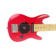 Load image into Gallery viewer, Kids 30 Inch Electric Guitar Combo, Built-in Amp, Solid Wood Body, Color: Red