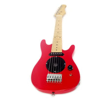 Load image into Gallery viewer, Kids 30 Inch Electric Guitar Combo, Built-in Amp, Solid Wood Body, Color: Red