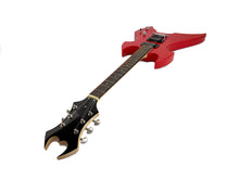Load image into Gallery viewer, Full Size Right Handed Heavy Metal Style Electric 6 String Guitar, Solid Wood Body, Bolt on Neck Deep Red