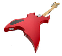 Load image into Gallery viewer, Full Size Right Handed Heavy Metal Style Electric 6 String Guitar, Solid Wood Body, Bolt on Neck Deep Red