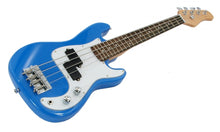 Load image into Gallery viewer, Electric Base Guitar, Small Scale 36 Inch Childrens Sized Mini, Color: Blue