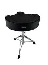 Load image into Gallery viewer, Zension DRUM THRONE MotorCycle-Style Seat Black Double Braced Padded Swivel