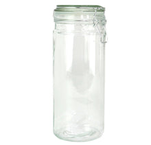 Load image into Gallery viewer, Coordinating Glass Storage Jars with Silicone Sealing Hinged Lids, 4 Sizes
