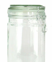 Load image into Gallery viewer, Set of 16 Glass Storage Jars with Silicone Sealing Hinged Lids, 4 Sizes