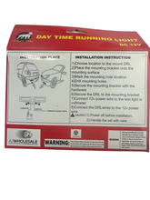 Load image into Gallery viewer, White Dog Brand LED Daytime RUNNING LIGHT 5 BULB DC 12V