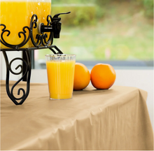 Load image into Gallery viewer, 40" GOLD Banquet TABLE COVER 26 foot Roll - Disposable Easy Cut - 40in x 26ft