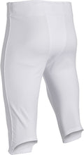 Load image into Gallery viewer, Champion YOUTH Football Practice Pants Touchback Lace-Up Hip & Leg Pads - White