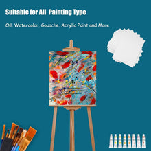 Load image into Gallery viewer, 40 Pack Blank Artist Canvases 9x16 Pre-Stretched Cotton Duck Double Acrylic Gesso