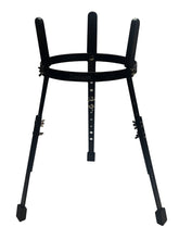 Load image into Gallery viewer, Adjustable Pro Conga Barrell STANDS For Pair 10" & 11" Black Powder Rubber Feet