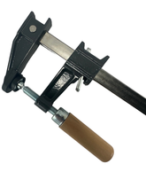 Load image into Gallery viewer, 18" Steel Bar Clamp with Metal Ratcheting System and Quick Release Suitable for a Wide Range of Woodworking and Metalworking