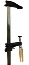 Load image into Gallery viewer, 18" Steel Bar Clamp with Metal Ratcheting System and Quick Release Suitable for a Wide Range of Woodworking and Metalworking