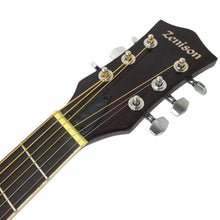 Load image into Gallery viewer, Acoustic Electric Resonator Guitar Sunburst Mahogany Traditional Round Neck with Built-in Pre Amplifier, 6 Steel Strings