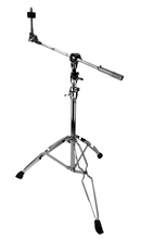 Load image into Gallery viewer, Zenison Cymbal Boom Stand Chrome Heavy Duty Adjustable Double Braced Anti Skid