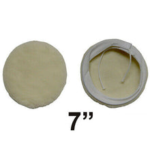 Load image into Gallery viewer, 7" Universal Fit Polishing Buffing Bonnet CHIW202 Reusable Padded Microfiber