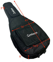 Load image into Gallery viewer, Zenison Electric Guitar Padded Gig Bag Shoulder Straps 41" Standard Size Black