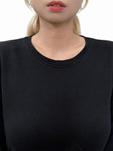 Load image into Gallery viewer, Women's' Classic Long-Sleeve Tee American Apparel Comfort T-Shirt - Black XL