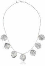 Load image into Gallery viewer, Cristina V. Silver 7 Leaf Charm Necklace, 17"
