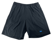 Load image into Gallery viewer, Helly Hansen Reflective Running Mesh Lined Training Shorts, Black, Men's XL