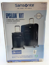 Load image into Gallery viewer, Samsonite Epsilon NXT 2-Piece Softside Luggage Durable Lightweight Suitcases Blk