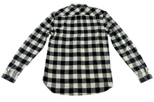 Load image into Gallery viewer, Men's Buffalo Plaid Flannel Shirt American Apparel White Buffalo Check - SM & XL