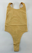 Load image into Gallery viewer, Ladies Thong Bodysuit from American Apparel Cotton Spandex Suit Nude - X-Small