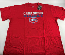 Load image into Gallery viewer, NHL Montreal Canadiens Hockey Mens Licensed Screen Print T-Shirt, Red Big & Tall
